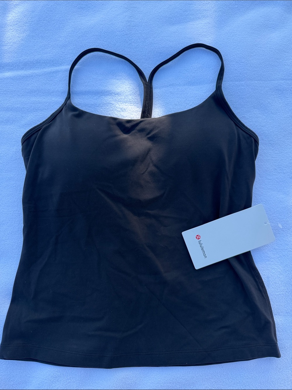 lululemon athletica Black Slim-Strap Camisole